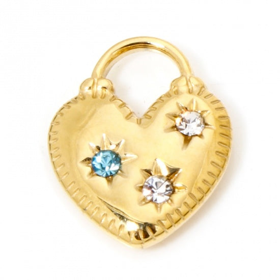 Colorful Heart Charms