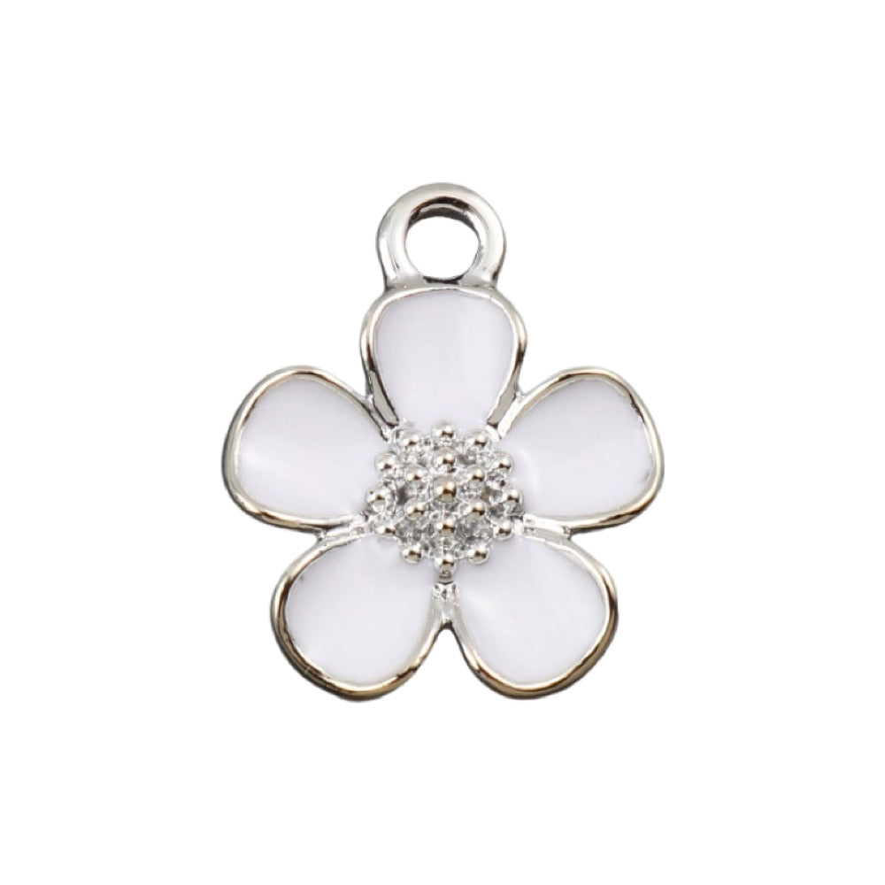 Flower Charms (Silver)