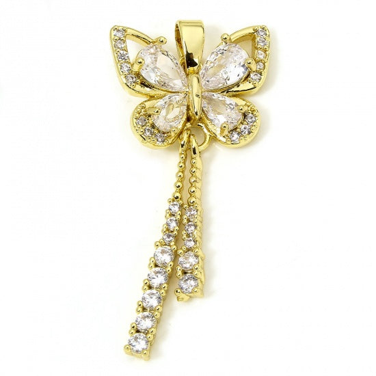CZ Butterfly Charms