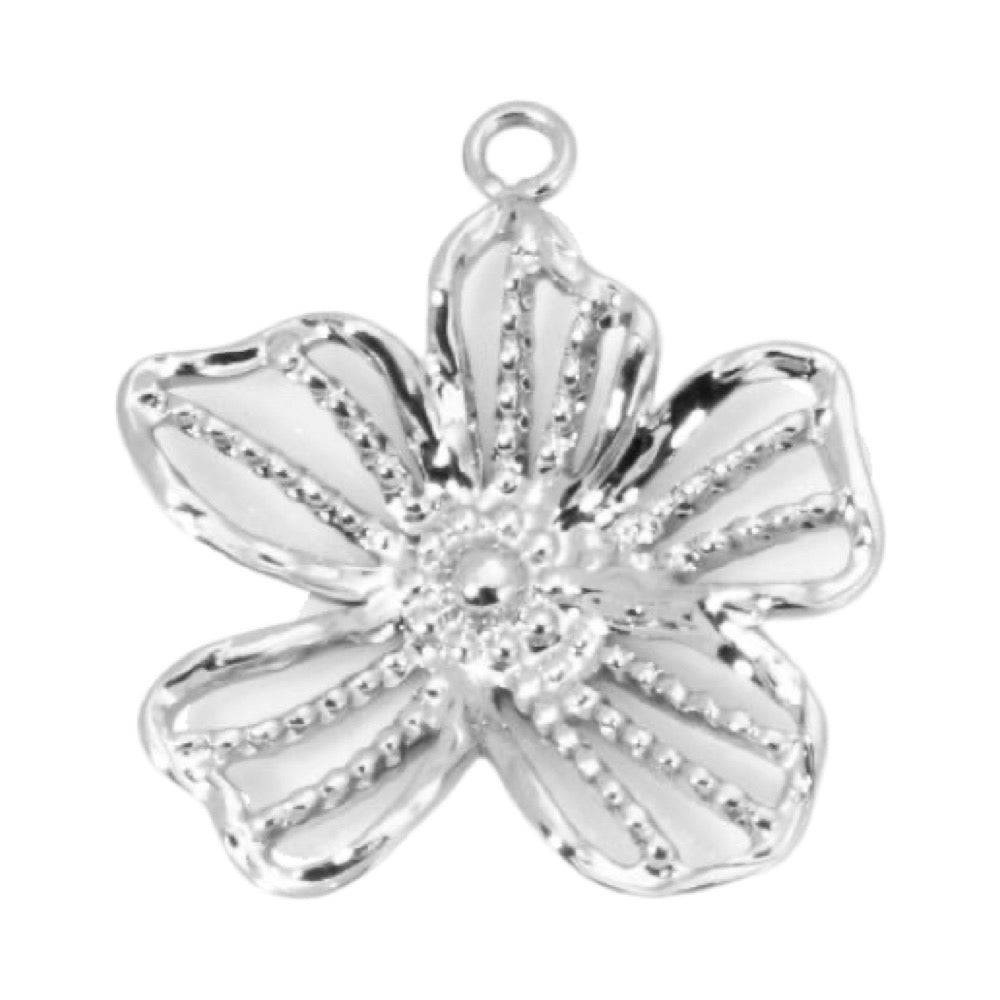 Flower Charms (Silver)