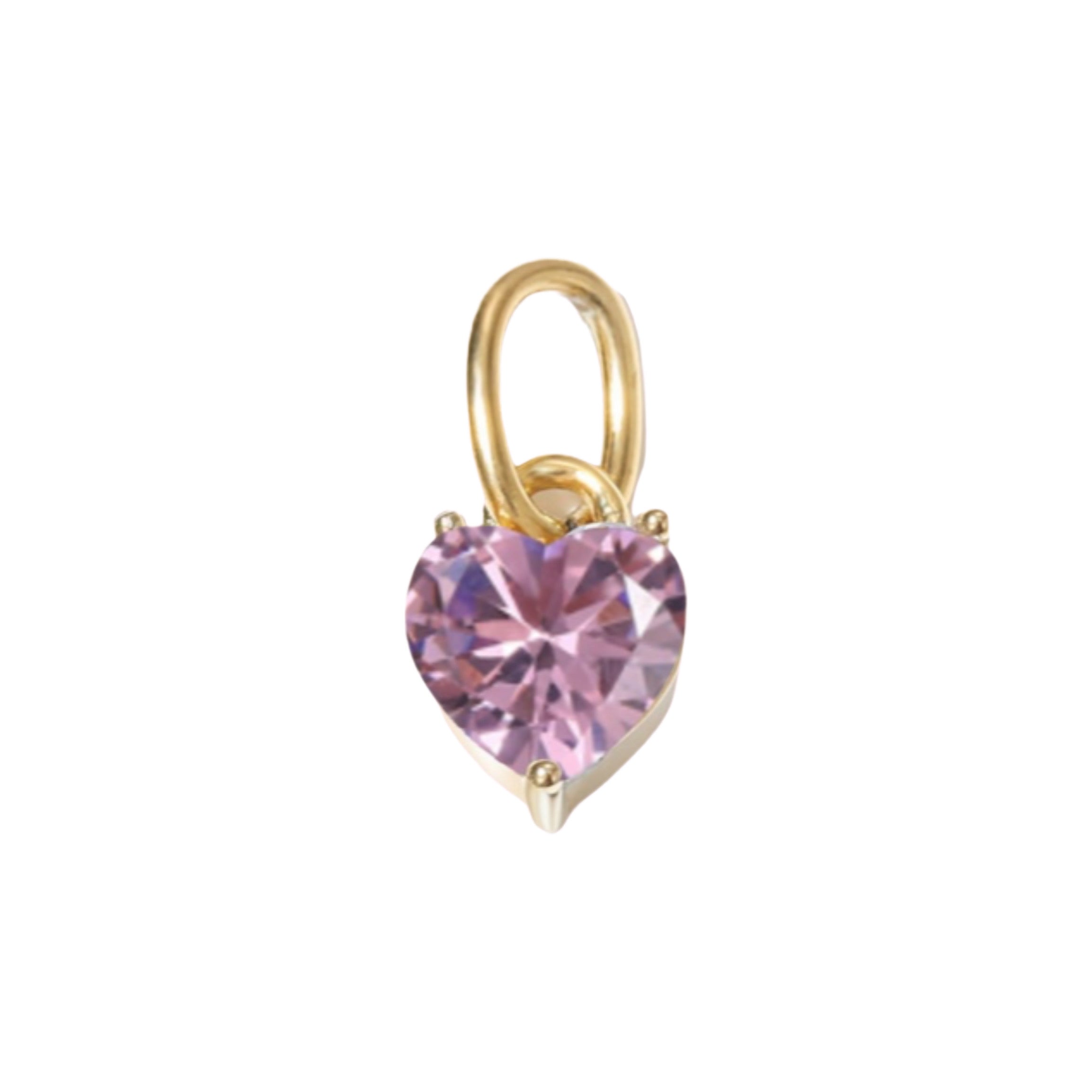 Colorful Heart Charms