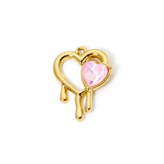 Colorful Heart Charms
