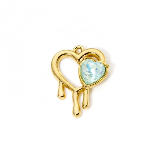 Colorful Heart Charms