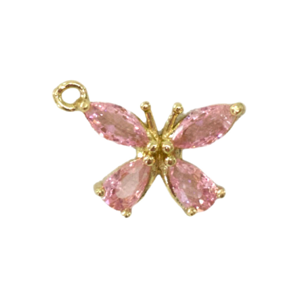 CZ Butterfly Charms