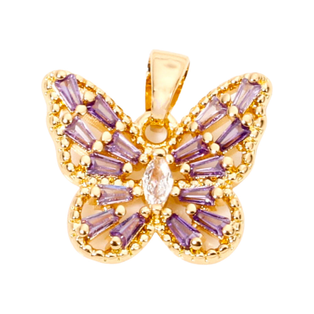 CZ Butterfly Charms