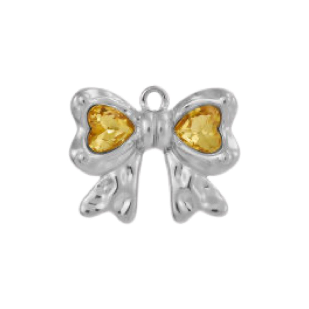 Bow Charms (Silver)