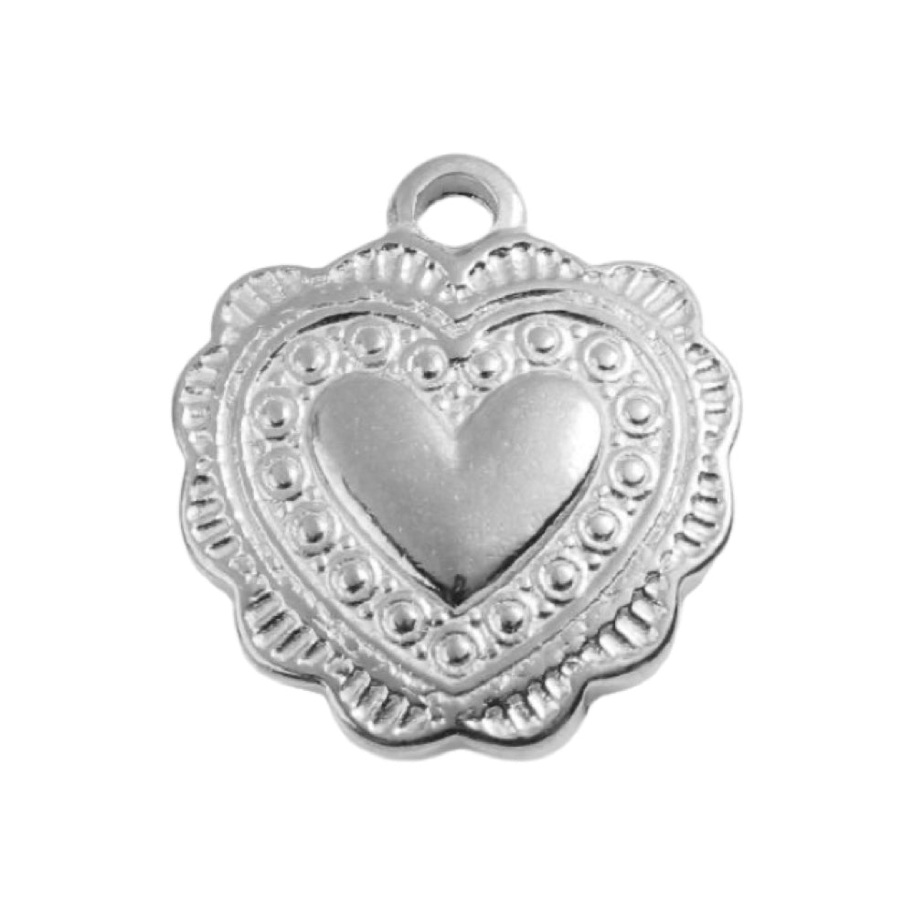 Heart Charms (Silver)