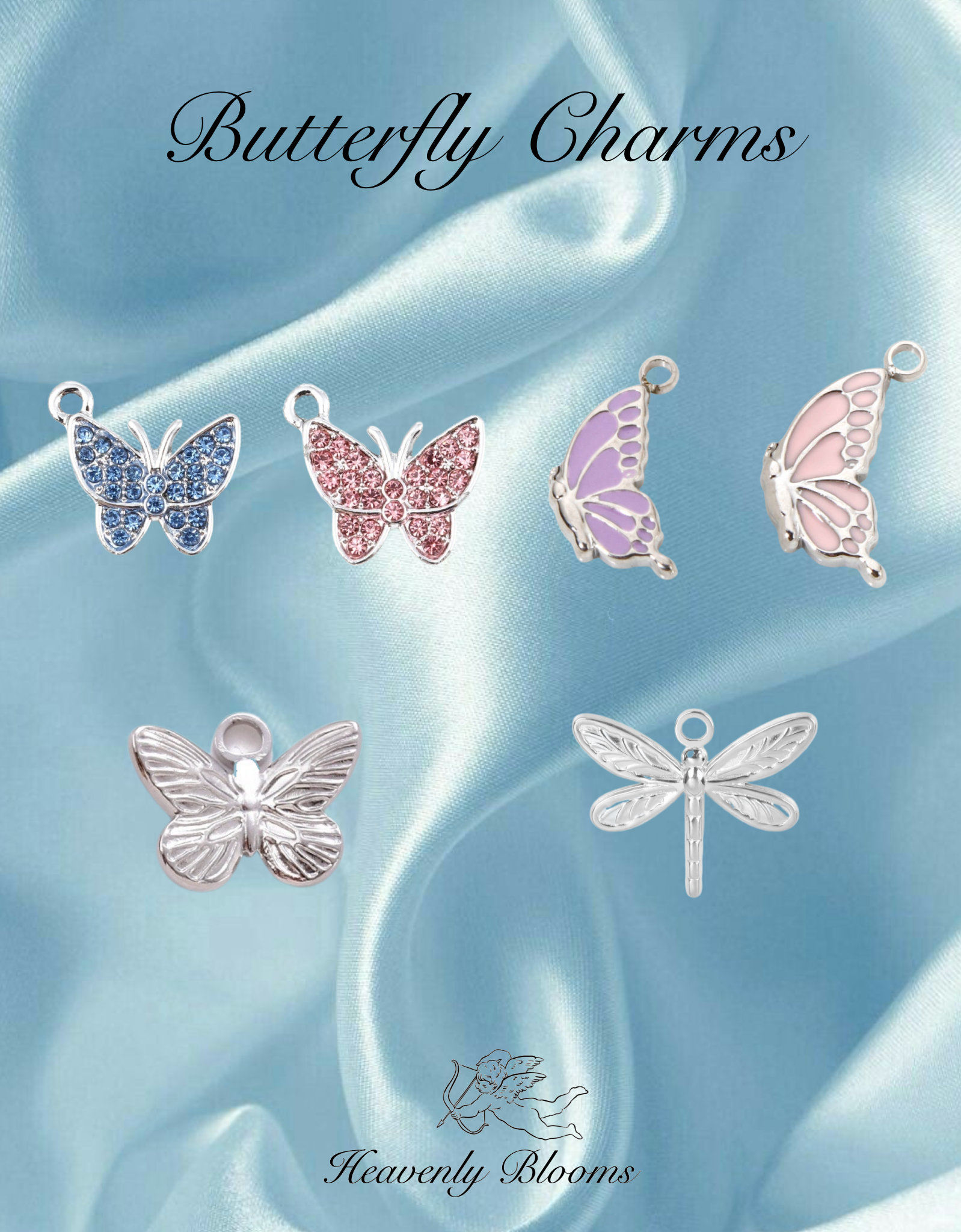 Butterfly Charms (Silver)