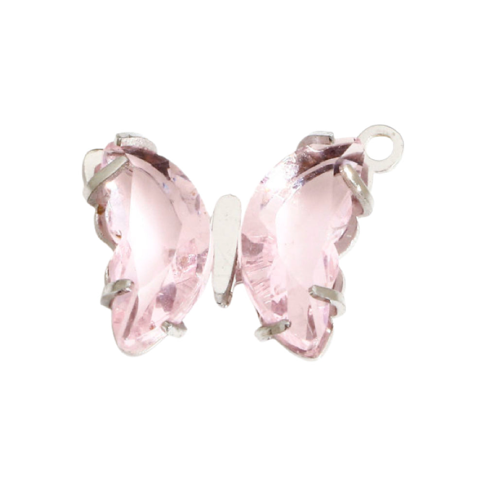 CZ Butterfly Charm (Silver)